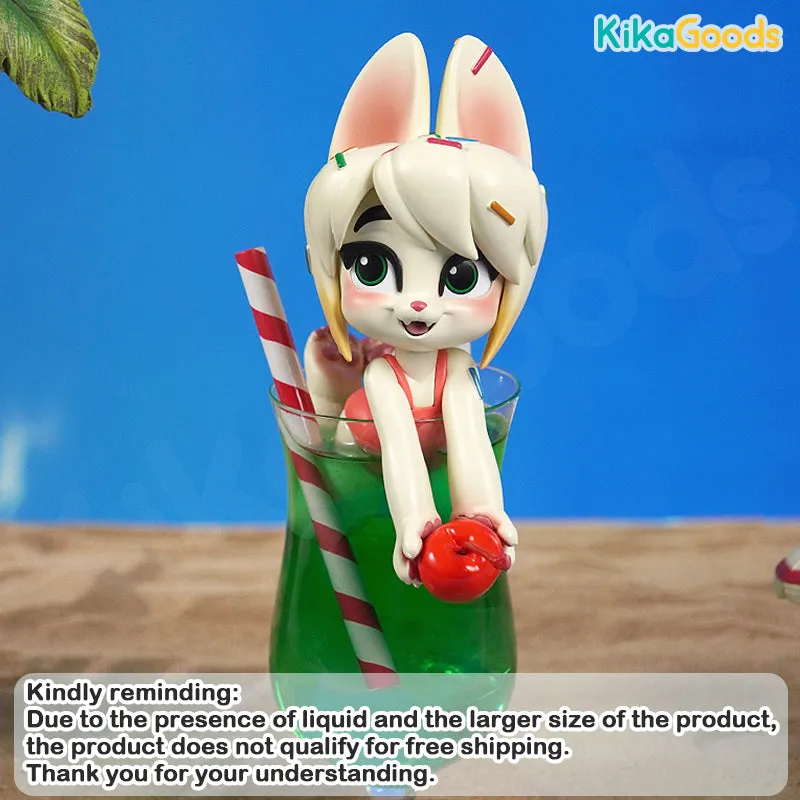 Melon Soda Flavor Summer Maid Cat Limited Edition Figure