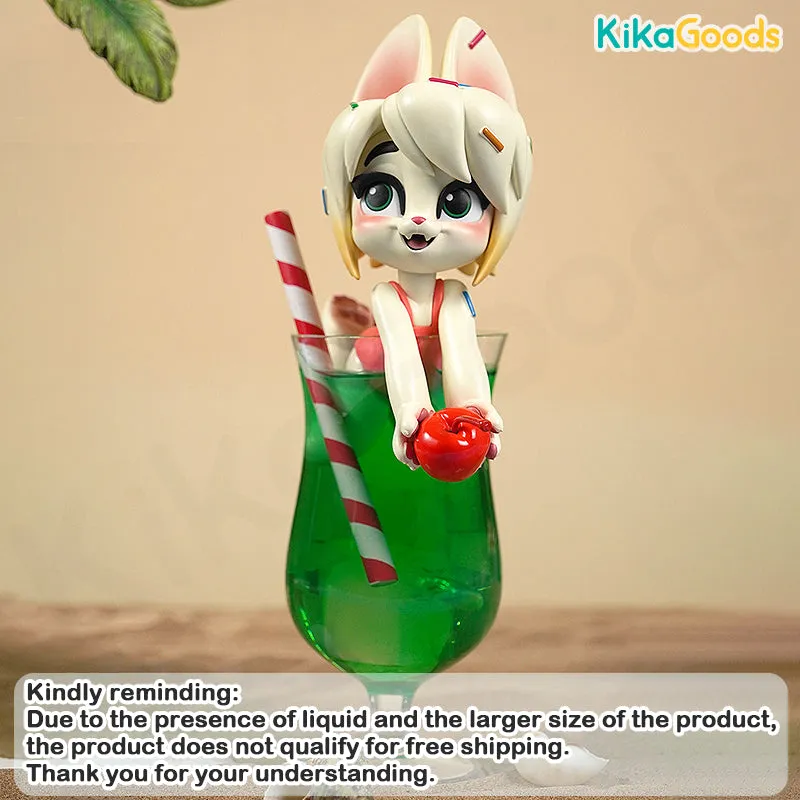 Melon Soda Flavor Summer Maid Cat Limited Edition Figure