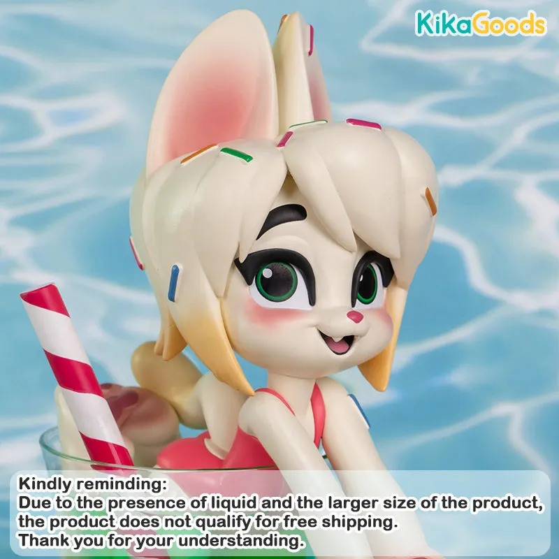 Melon Soda Flavor Summer Maid Cat Limited Edition Figure