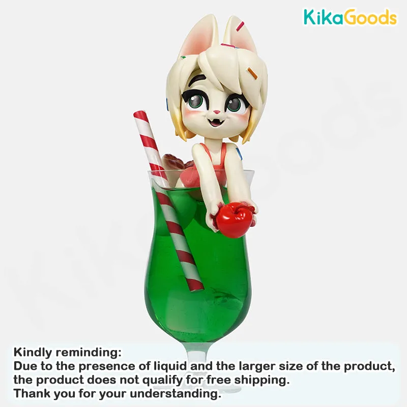 Melon Soda Flavor Summer Maid Cat Limited Edition Figure