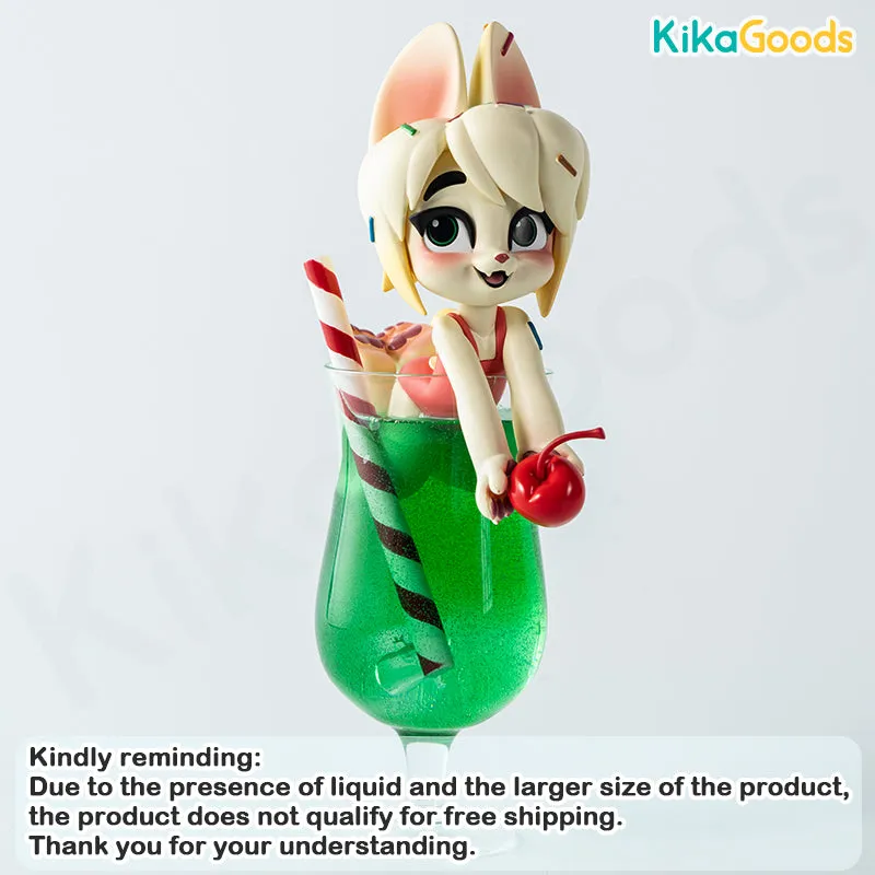 Melon Soda Flavor Summer Maid Cat Limited Edition Figure