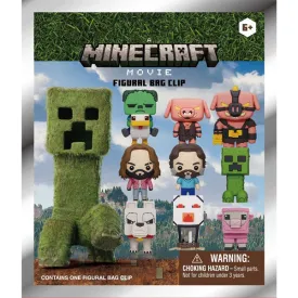Minecraft The Movie: 3D Foam Bag Clips