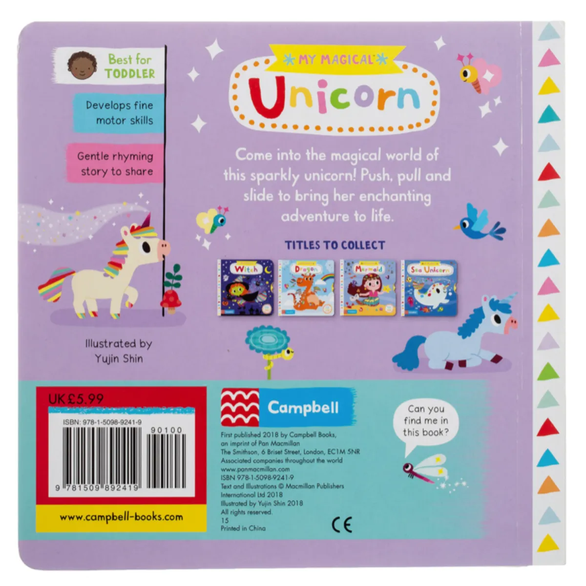 My Magical Unicorn - Board Book