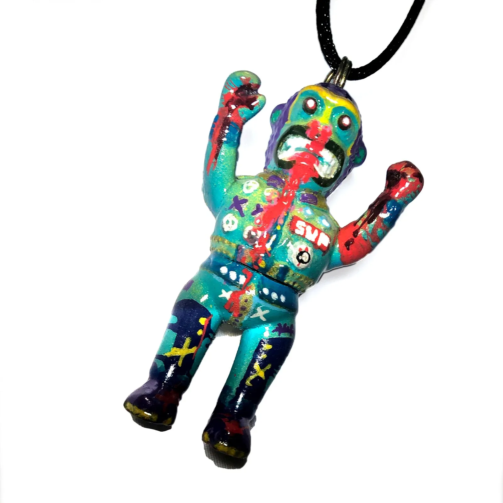 Neo Gorilla Iluilu X AEQEA Custom Kaijuwelry Pendant NeoSup Necklace Vinyl Artist Gacha Sofubi