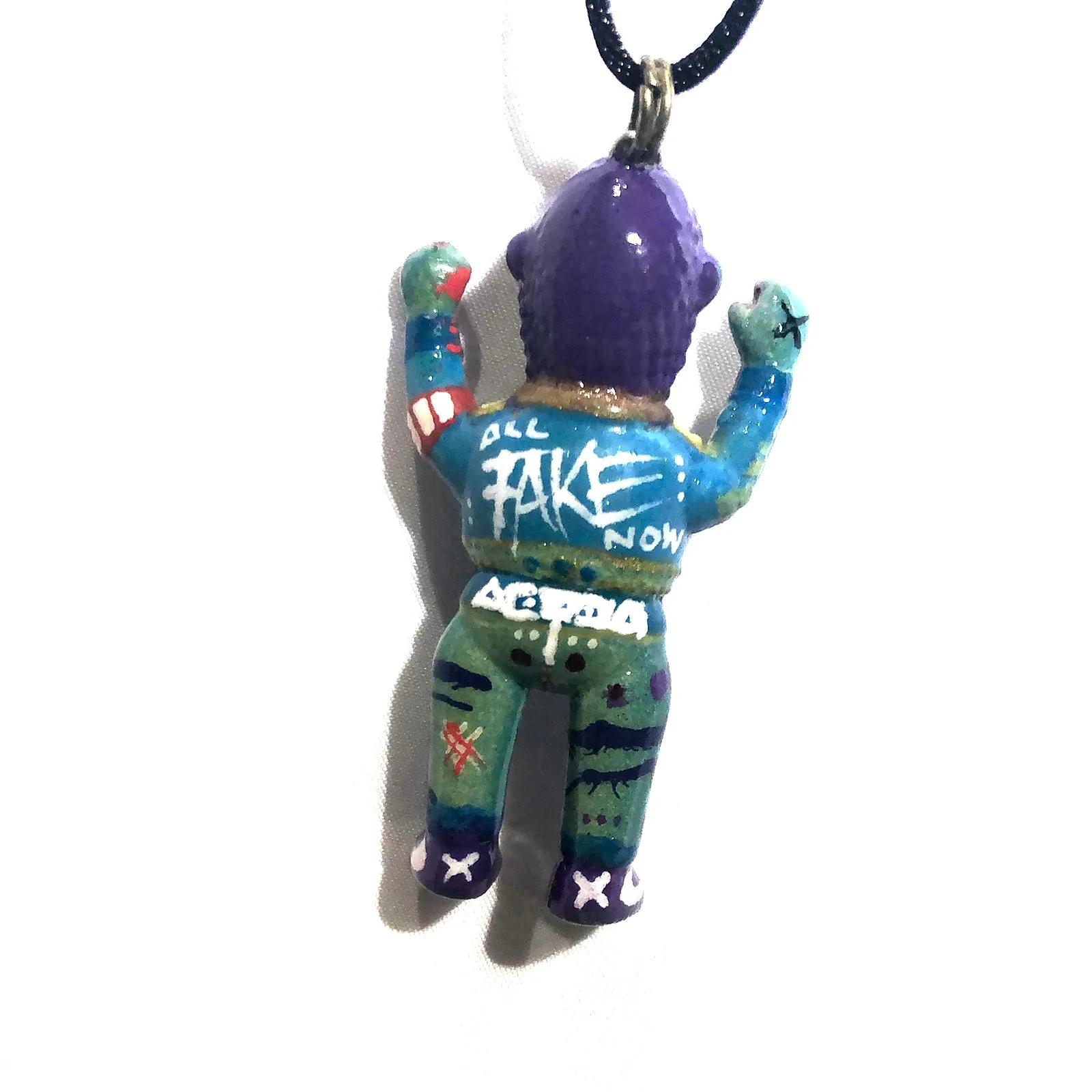 Neo Gorilla Iluilu X AEQEA Custom Kaijuwelry Pendant NeoSup Necklace Vinyl Artist Gacha Sofubi