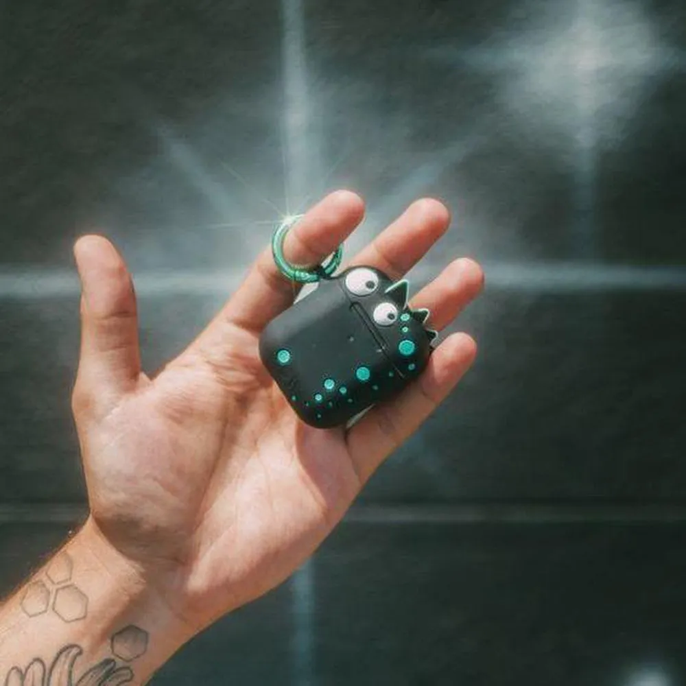 [OPEN BOX] CASE-MATE CreaturePods AirPods Case - Spike Harmless - Black