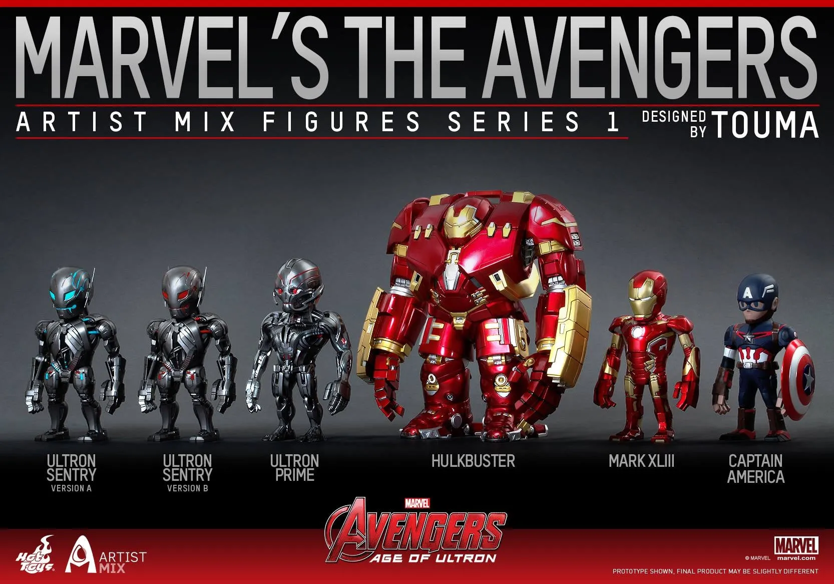 [PO] Hot Toys - Avengers: Age of Ultron: Artist Mix Figures Designed by Touma.