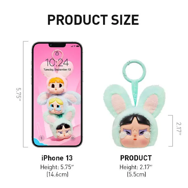 Pop Mart x Powerpuff Girls x CRYBABY: Vinyl Face Plush Bag Clip Blind Box (1pc)