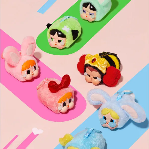 Pop Mart x Powerpuff Girls x CRYBABY: Vinyl Face Plush Bag Clip Blind Box (1pc)