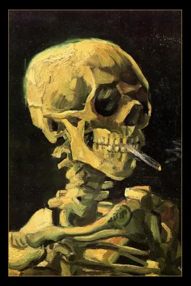Poster Van Goh Skull