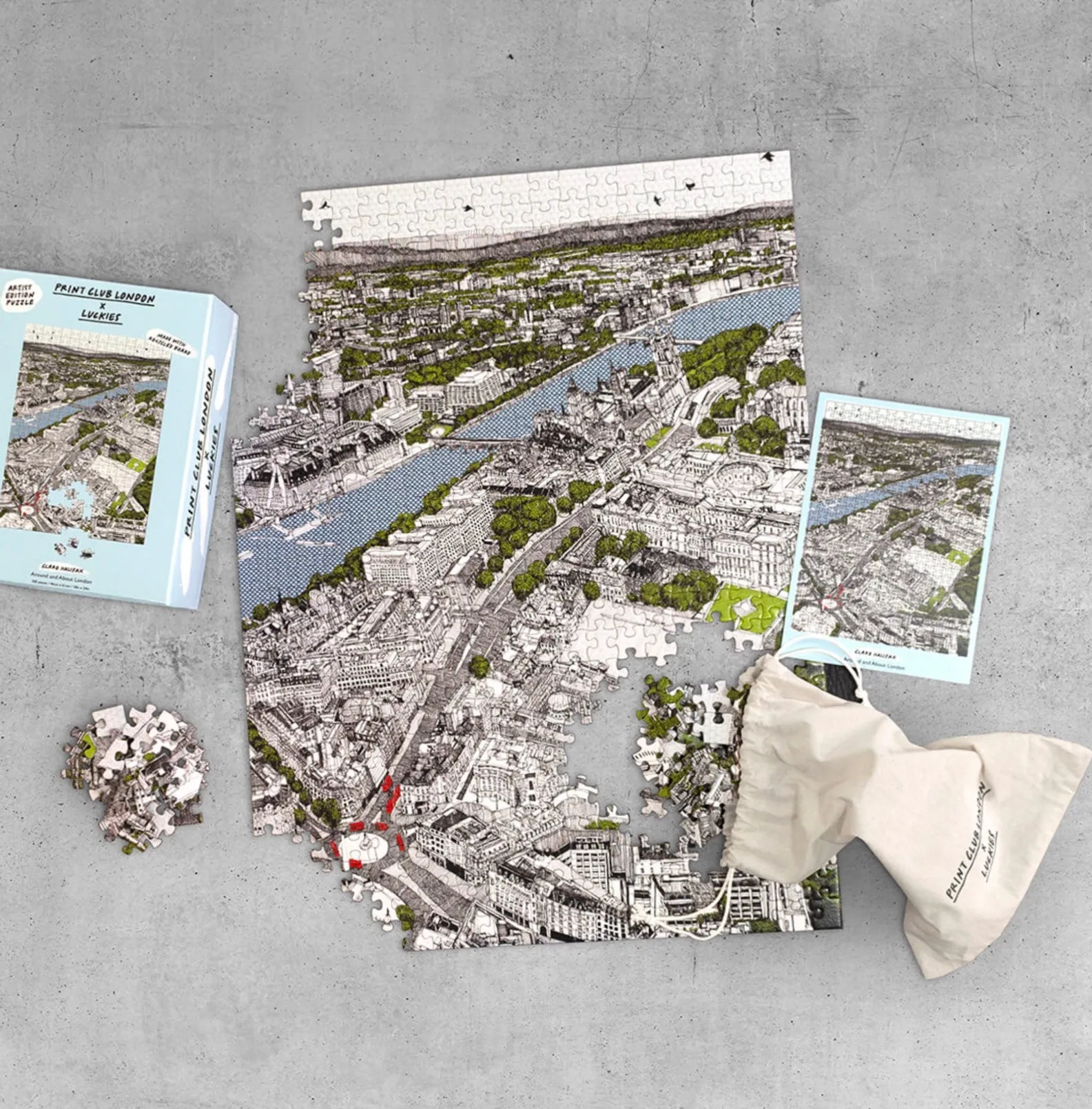Print Club X Luckies Puzzle - Around & About London