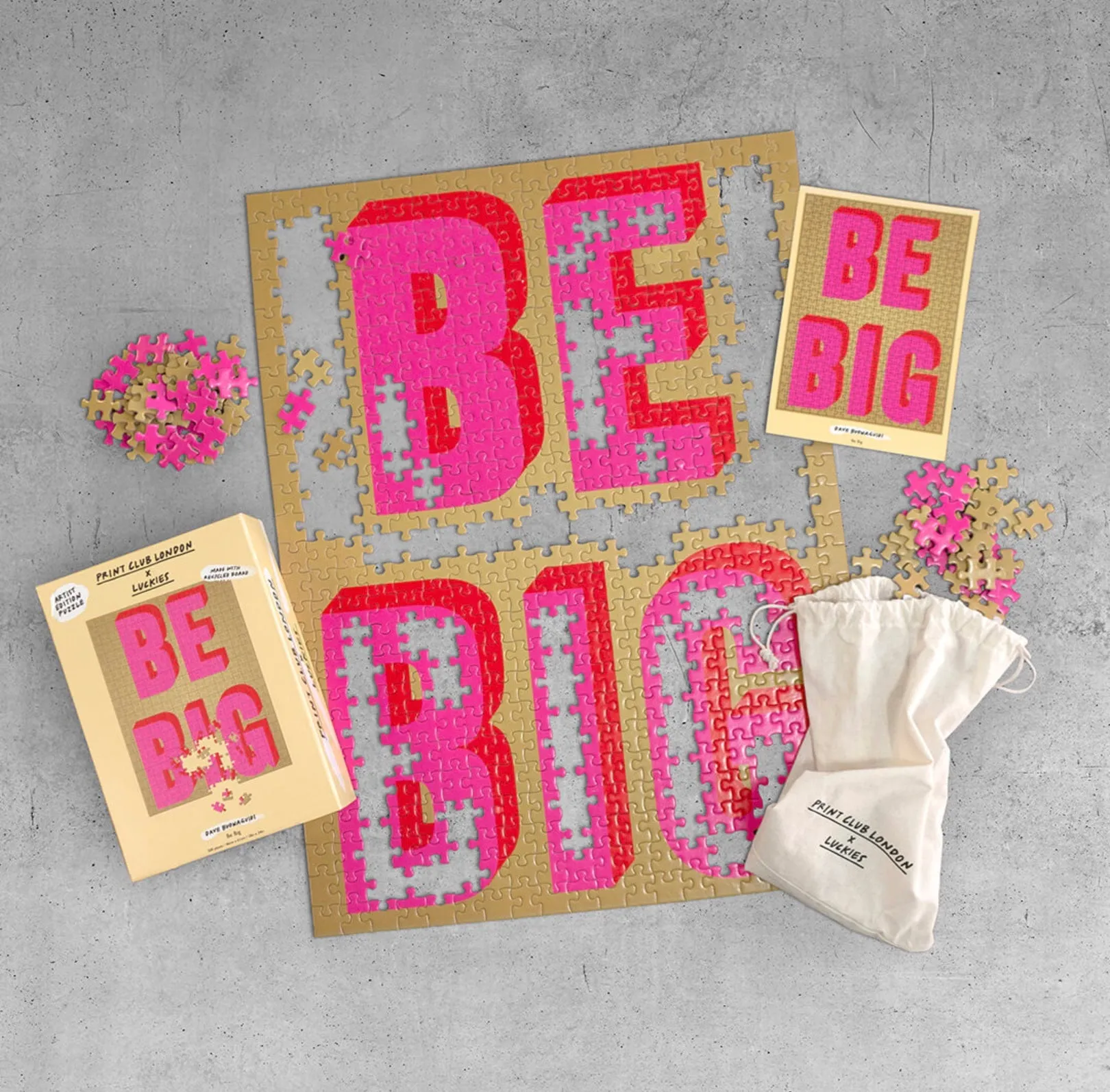 Print Club X Luckies Puzzle - BE BIG