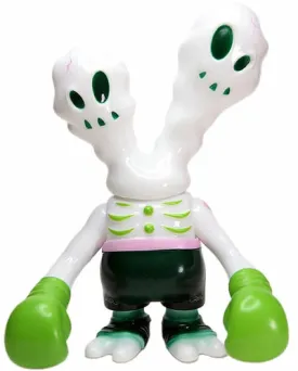 Secret Base Ghostfighter White Day Sofubi Urban Vinyl Designer Toy Super7 2006 Subscriber Version