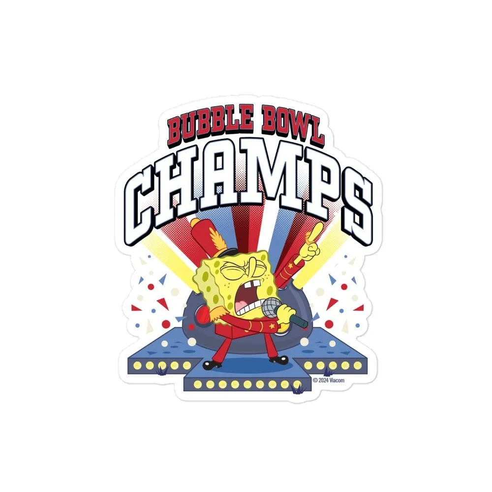 SpongeBob Bubble Bowl 4" Sticker