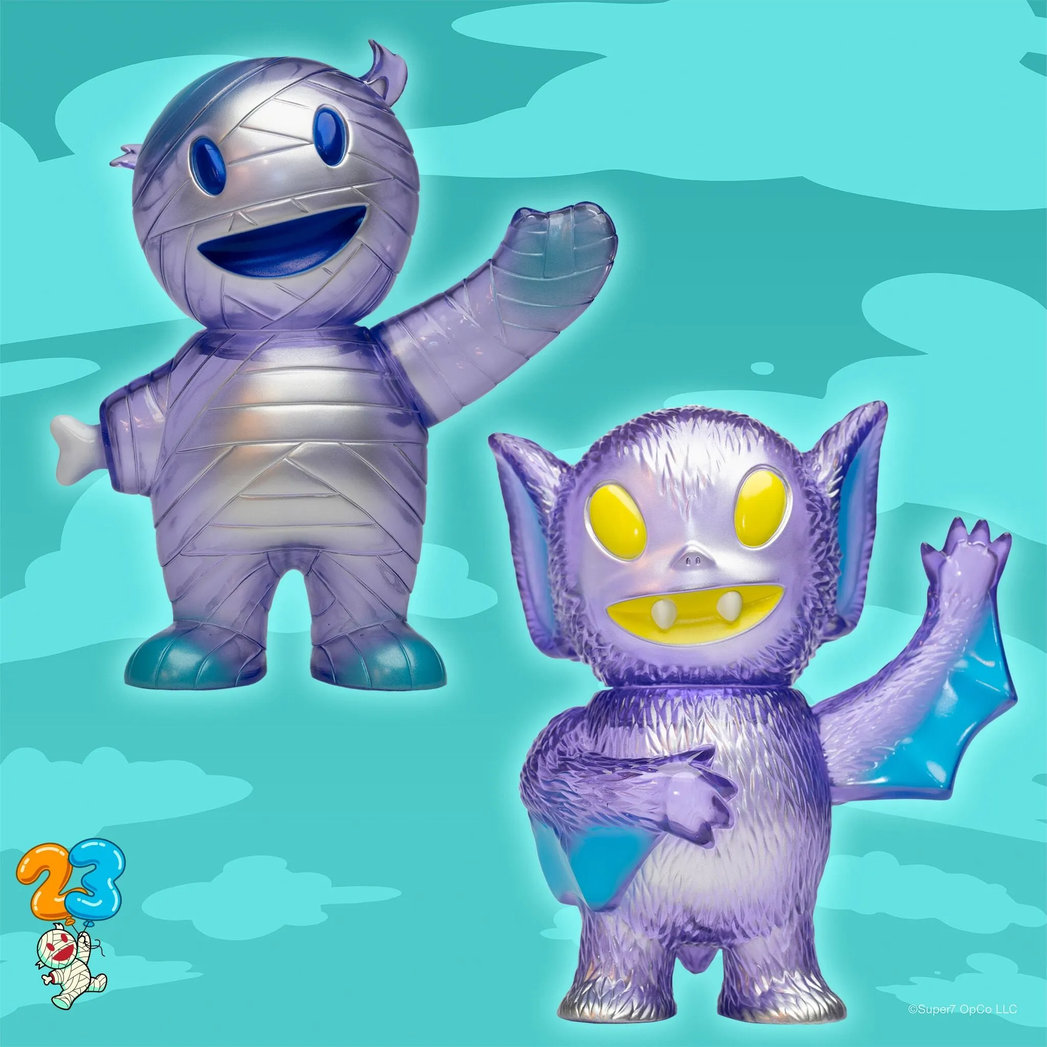 Super7 Japanese Vinyl - Bat Boy (Ghostly Grape)