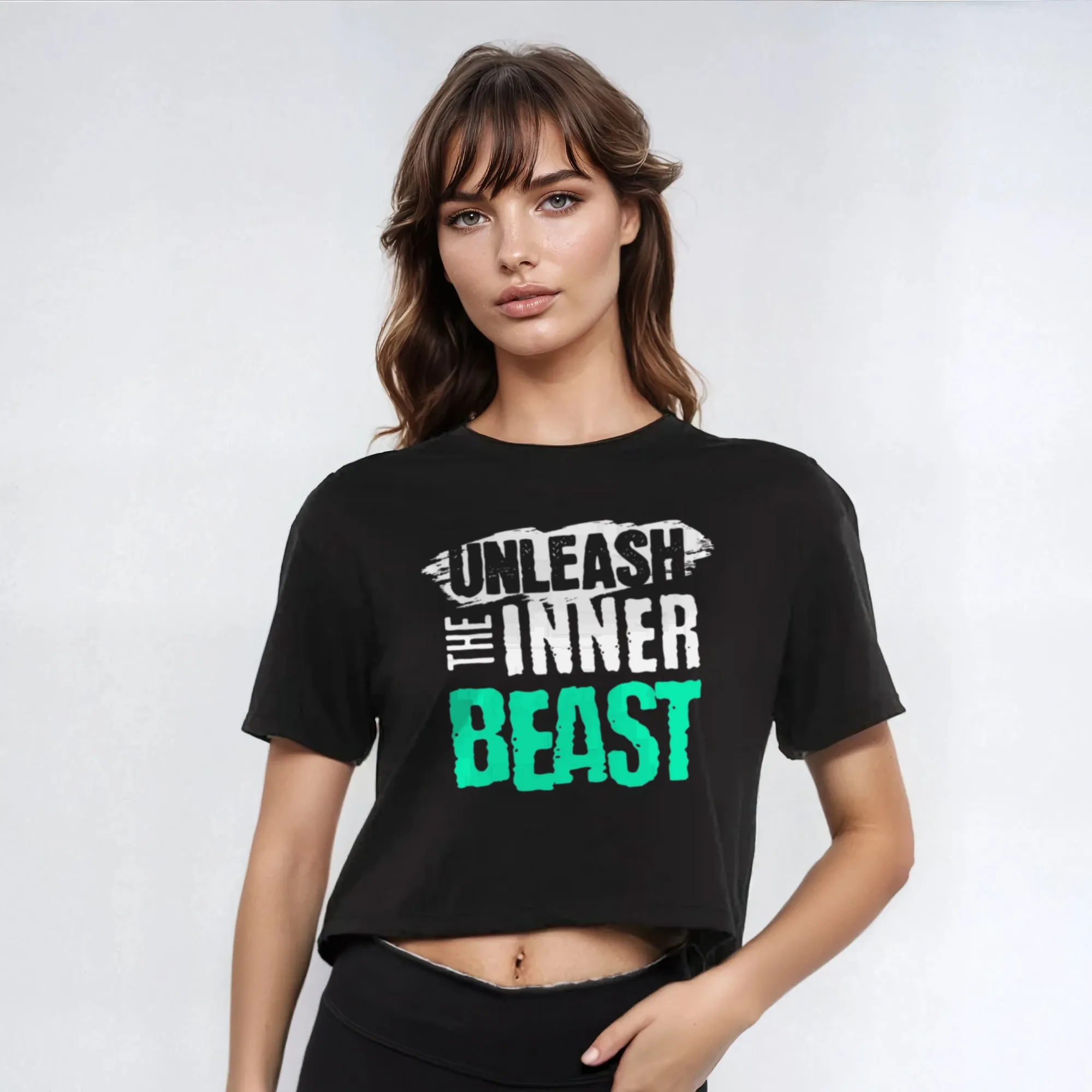 Unleash the Beast Crop Top T-Shirt