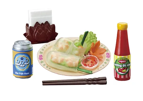 X 71050 Asian Dining Miniature Set Blind Box-DISCONTINUED