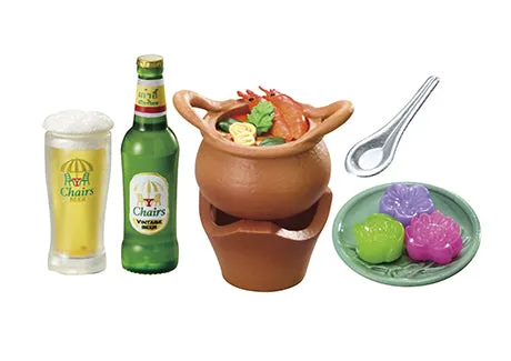 X 71050 Asian Dining Miniature Set Blind Box-DISCONTINUED